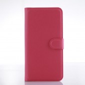 HTC ONE A9 læder pung cover, rosa