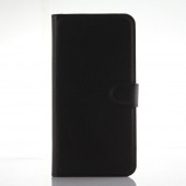 HTC ONE A9 læder pung cover, sort