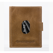 brun RFID sikker læder wallet Universal tilbehør