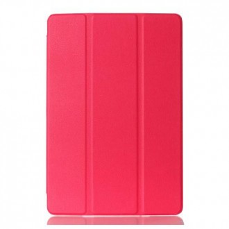 IPAD MINI 4 3 folds læder cover, rosa