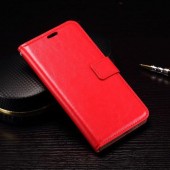 MICROSOFT LUMIA 950 læder cover med kort lommer, rød
