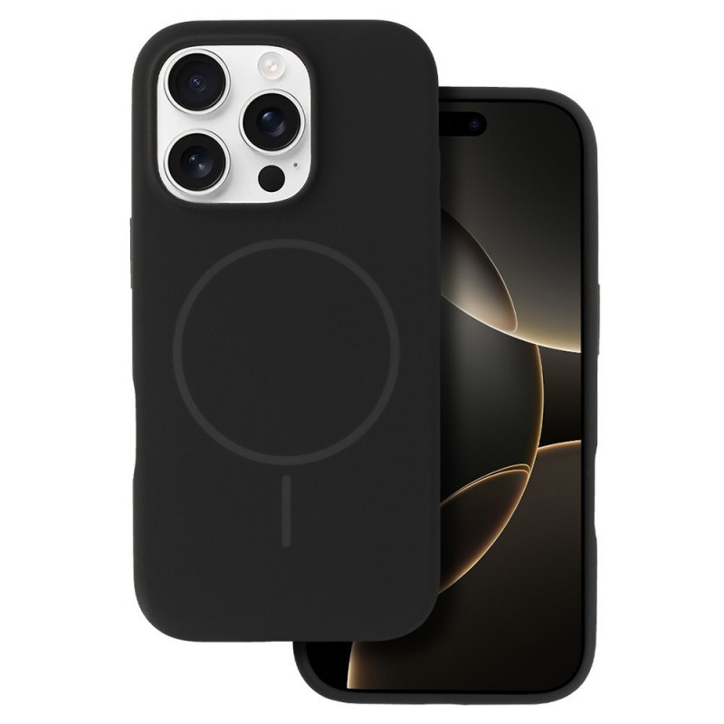 cover til IPhone 16 Pro Max Med MagSafe Sort (Leveso.dk)