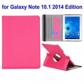 SAMSUNG GALAXY NOTE 10.1 2014 Edition læder cover med kort holder pink