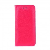 IPHONE 6 / 6S læder cover med flip stand, rosa