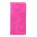 IPHONE 6 / 6S læder cover med flip stand og kort holder, rosa Mobiltelefon tilbehør