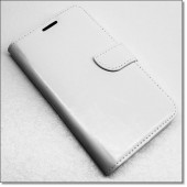 SAMSUNG GALAXY XCOVER 3 læder cover med kort lommer, hvid