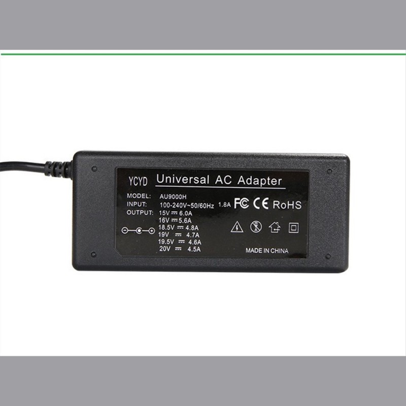 Universal Laptop adapter 13 TIPS Sort (Leveso.dk)