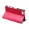 SONY XPERIA Z5 COMPACT læder cover med kort holder, rosa Mobiltelefon tilbehør