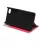 SONY XPERIA Z5 COMPACT læder cover med kort holder, rosa Mobiltelefon tilbehør
