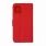 Rød Slim læder flip cover iPhone 15 Plus Mobil tilbehør