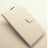 SAMSUNG GALAXY S7 EDGE læder cover med lommer, hvid