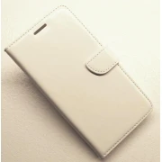 SAMSUNG GALAXY S7 EDGE læder cover med lommer, hvid Mobiltelefon tilbehør