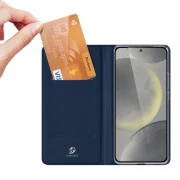 flip cover til Samsung Galaxy S24 FE Dux Ducis Etui Skin Pro Series Blå
