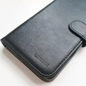 Lavann læder flip cover Samsung Galaxy A15 5G rød