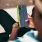 blå/lime fancy flip book mobilcover iPhone 15 Pro mobil tilbehør