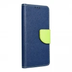 Fancy flip Cover til iPhone 16 Plus blå/lime