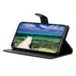  Google Pixel 8 sort Luksus kvalitet læder flip cover 