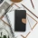 sort/guldFancy flip cover Samsung S24 Ultra Mobil tilbehør