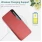 rød Smart view flip cover Samsung A73 5G Mobil tilbehør