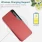 rød Smart view flip cover Samsung S22-Plus Mobil tilbehør