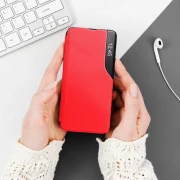rød Smart view flip cover Samsung A22 5G Mobil tilbehør