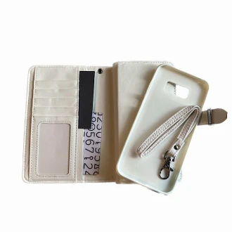 til Samsung Galaxy S8 Plus multi læder cover Hvid