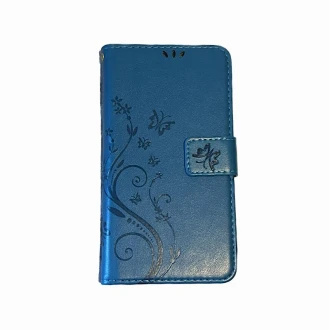 LG K8 læder cover med kort lommer blå