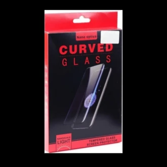 5D Curved glas Samsung Galaxy S10 Plus sort
