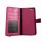 IPHONE 6 / 6S Litchi flip stand læder cover, pink Mobiltelefon tilbehør