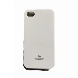 White silikone cover Iphone 4S Mobil tilbehør