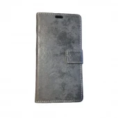Flip cover ægte læder Huawei Mate 10 Grå