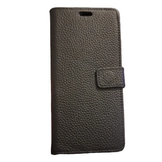 Flip cover Ægte Læder Huawei Honor 9 sort