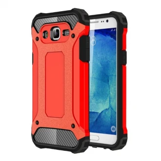 Viser armor case Galaxy J7 (2016) Rød Mobil tilbehør