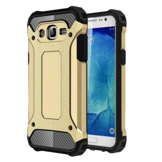 Viser armor case Galaxy J7 (2016) guld Mobil tilbehør