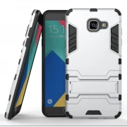 Samsung Galaxy A3 2017 cover hybrid armor Silver Mobiltelefon tilbehør