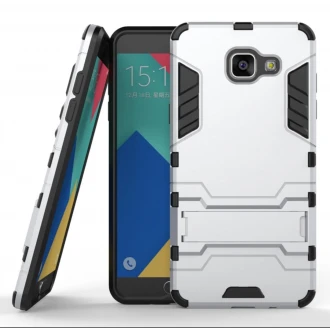 Samsung Galaxy A3 2017 cover hybrid armor Silver Mobiltelefon tilbehør
