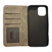 klassisk flip etui iPhone 12 / 12 Pro sort