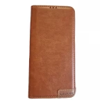 LA læder flip cover Samsung S20 brun