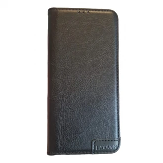 LA læder flip omslag Samsung Galaxy S20 sort