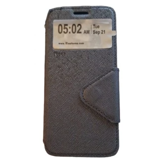 Til Samsung Galaxy S8 cover smart view vindue Sort