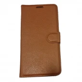 Moto Z2 Play flip cover med lommer brun