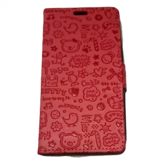Flip cover til Motorola Moto C Plus Pink