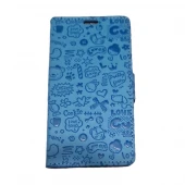 Flip cover Motorola Moto C Plus Blå