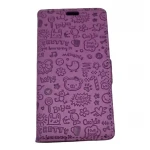 Flip cover Motorola Moto C Plus Lilla