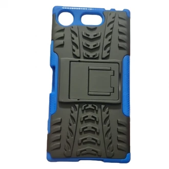 Case Sony Xperia XZ1 compact bagcover hybrid Blå mobile tilbehør 