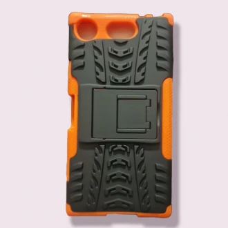 Case Sony Xperia XZ1 compact bagcover hybrid Orange mobile tilbehør 
