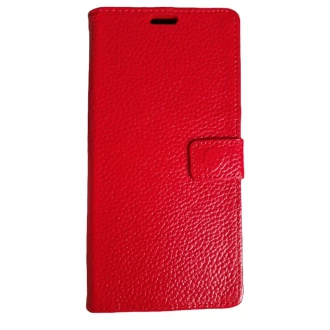 Elegant læder etui Motorola Moto G8 Play Rød