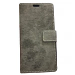 læder flip etui Motorola E4 Plus Blå