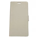 Klasisk læder flip etui Motorola E4 Plus Hvid
