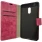 Klassisk flip cover med lommer Rød til Nokia 5 Mobilcover